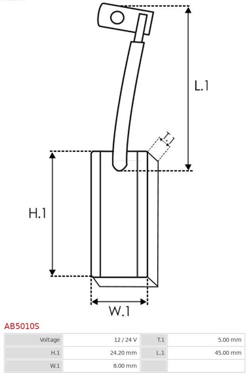Produktbild für Kohlebürste, Generator