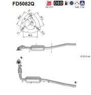 Ruß-/Partikelfilter, Abgasanlage FORD TOURNEO CUSTOM