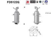 Ruß-/Partikelfilter, Abgasanlage FIAT DOBLO