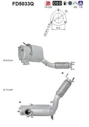 Ruß-/Partikelfilter, Abgasanlage VW SHARAN