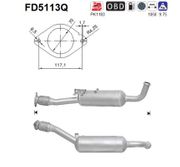 Ruß-/Partikelfilter, Abgasanlage NISSAN PRIMASTAR