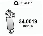 Katalysator OPEL AGILA