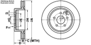 Bremsscheibe NISSAN 350 Z