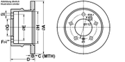 Bremsscheibe VW LT 28-35