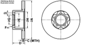 Bremsscheibe MERCEDES-BENZ COUPE