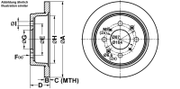 Bremsscheibe HONDA ACCORD