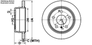 Bremsscheibe MERCEDES-BENZ VANEO