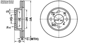 Bremsscheibe HONDA INSIGHT