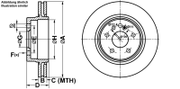 Bremsscheibe MERCEDES-BENZ S-KLASSE