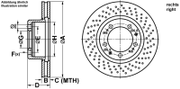 Bremsscheibe PORSCHE 911