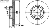 Bremsscheibe FORD TRANSIT