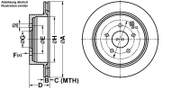 Bremsscheibe NISSAN MURANO