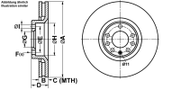 Bremsscheibe OPEL SIGNUM