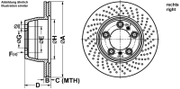 Bremsscheibe PORSCHE 911