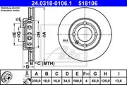 Bremsscheibe VW POLO