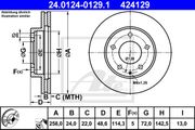 Bremsscheibe MAZDA 626