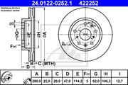 Bremsscheibe FIAT SEDICI