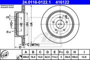 Bremsscheibe NISSAN MURANO