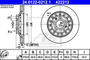 Bremsscheibe VW PHAETON