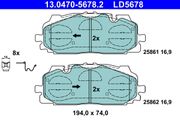 Bremsbelagsatz, Scheibenbremse AUDI ALLROAD