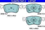 Bremsbelagsatz, Scheibenbremse FORD PUMA