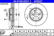 Bremsscheibe HONDA HR-V