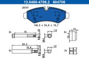 Bremsbelagsatz, Scheibenbremse MERCEDES-BENZ SPRINTER 3-t