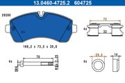 Bremsbelagsatz, Scheibenbremse VW CRAFTER 30-35