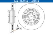 Bremsscheibe MERCEDES-BENZ GLE
