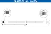 Bremsschlauch BMW X6