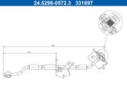 Bremsschlauch HYUNDAI TUCSON