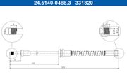 Bremsschlauch MERCEDES-BENZ CLS