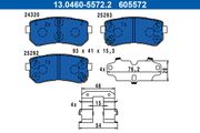 Bremsbelagsatz, Scheibenbremse HYUNDAI ACCENT