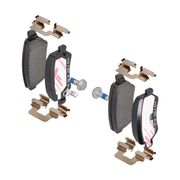 Bremsbelagsatz, Scheibenbremse ATE Ceramic OPEL COMBO