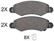 Bremsbelagsatz, Scheibenbremse SUZUKI WAGON R+