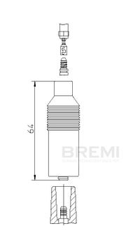 Stecker, Zündspule AUDI CABRIOLET