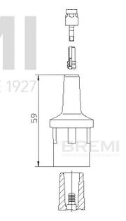 Stecker, Zündspule VW LT 28-46