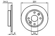 Bremsscheibe MAZDA MX-5
