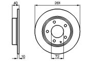 Bremsscheibe MAZDA 3