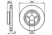 Bremsscheibe SUBARU FORESTER