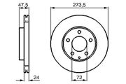 Bremsscheibe MAZDA 3