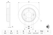 Bremsscheibe KIA CEE D