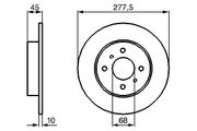 Bremsscheibe NISSAN PRIMERA
