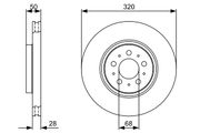 Bremsscheibe VOLVO XC60