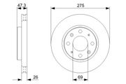 Bremsscheibe KIA CERATO