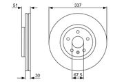 Bremsscheibe OPEL INSIGNIA