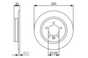 Bremsscheibe VOLVO V40