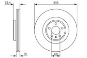 Bremsscheibe PORSCHE MACAN