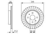 Bremsscheibe DAIHATSU