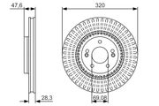 Bremsscheibe HYUNDAI TUCSON